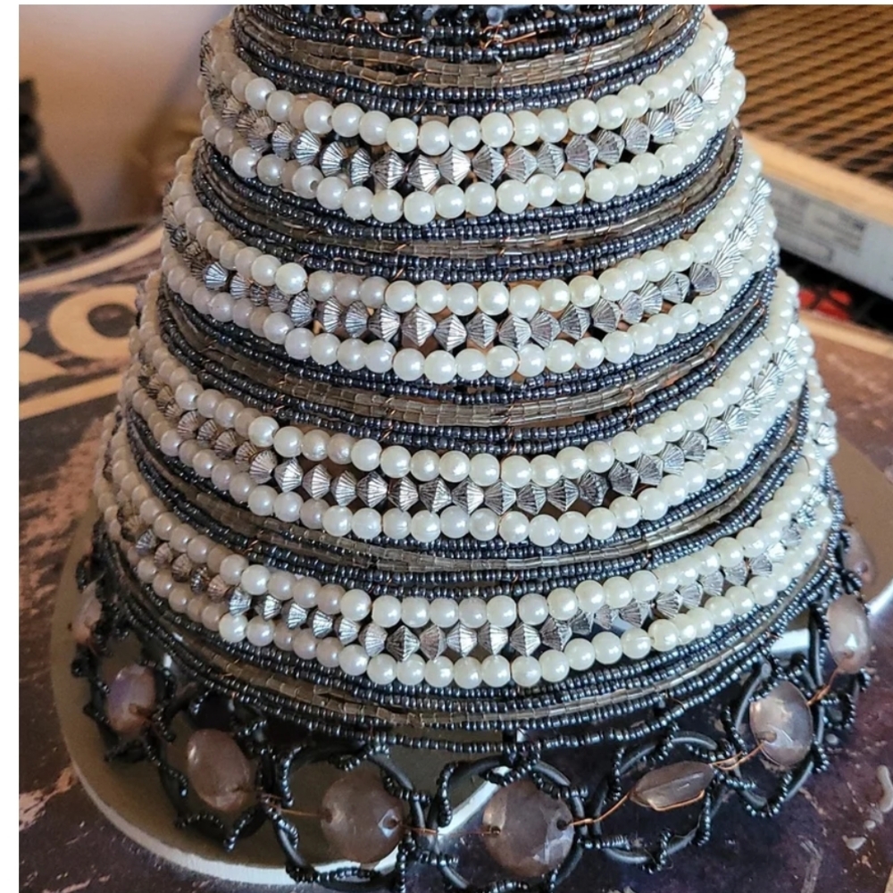 Elegant Beaded Lamp SHADE